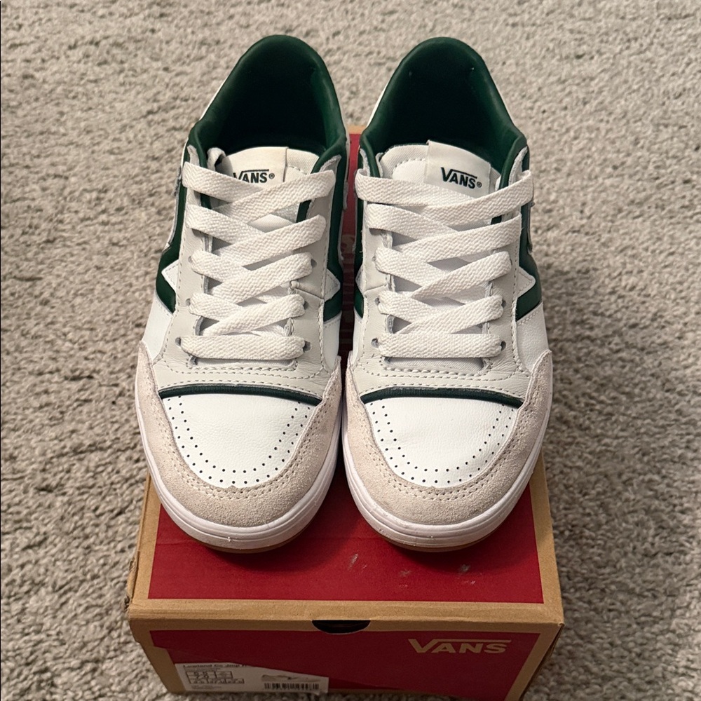 Vans Lowland CC Sneakers - Court Green and White - Picture 3 of 6